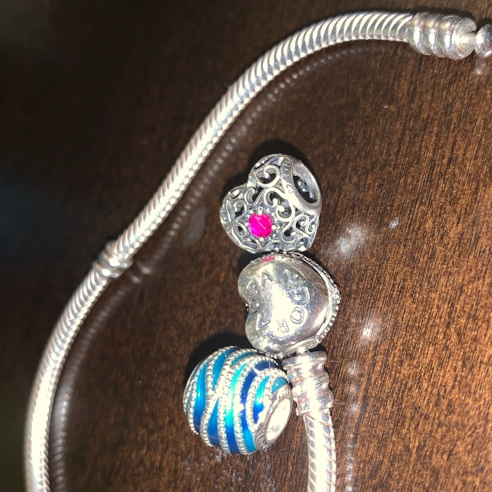 Pandora (Jared) bracelet with charms